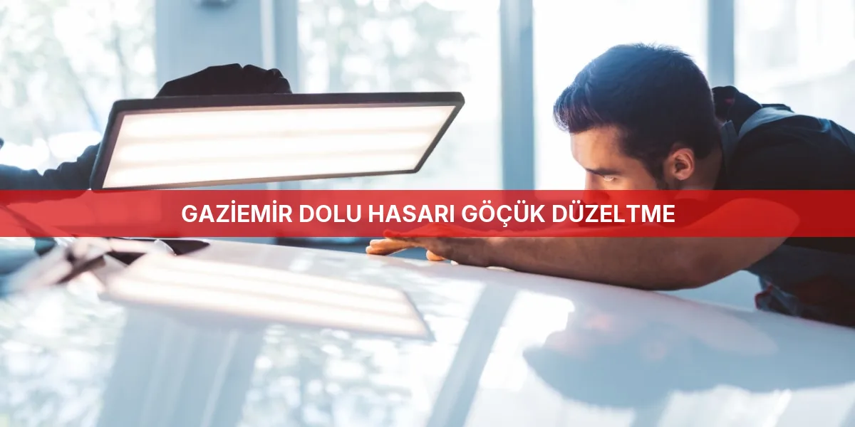 Gaziemir Dolu Hasarı Göçük Düzeltme